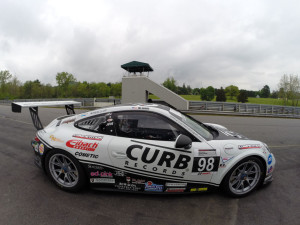 Michael Lewis qualified fourth for Round 5 of the IMSA GT Cup Challenge USA by Yokohama and first for Round 6, which was rained out.