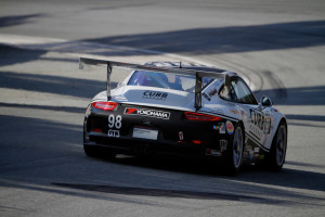 This is the view Michael Lewis hopes his competitors in the IMSA GT3 Cup Challenge USA by Yokohama series will see on race day Saturday, May 24, at Lime Rock Park.
