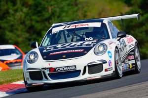 Michael Lewis drove his No. 98 Competition Motorsports/Curb-Agajanian Porsche 911 to fourth- and seventh-place finishes this past weekend at Canadian Tire Motorsport Park in Bowmanville, Ontario.