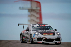 Although Michael Lewis had never raced at Circuit of The Americas before, he earned the pole positions for both of his races on Friday, September 19, and scored one win and a second-place finish.