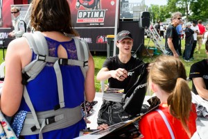 Fans attending the Pirelli World Challenge event at Mid-Ohio on Saturday, August 1, can meet Michael Lewis and other drivers during the autograph session in the infield from 2:15 p.m. - 3:00 p.m. EDT.