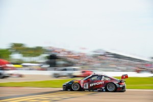 Michael Lewis' rookie season in the Pirelli World Challenge is off to a momentous start as he leads the GTA class in the series after four rounds as a result of three wins and one second-place finish.