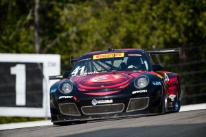 Round 9 of the Pirelli World Challenge at Canadian Motorsport Park proved challenging for Michael Lewis. Although charging through the field, toward the end of the race he encountered traffic and received contact on the car, dropping him back to finish 12th.