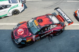 Michael Lewis and the No. 41 EFFORT Racing/Curb-Agajanian Porsche 911 GT3 R participated in Rounds 16 and 17 of the Pirelli World Challenge.