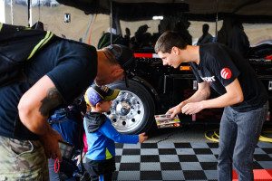 For those who will visit Mazda Raceway Laguna Seca this weekend for Round 20 of the Pirelli World Challenge, don't miss the opportunity to meet Michael Lewis in person at Sunday's autograph session.