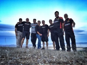 Michael Lewis would like to acknowledge the hard work from the EFFORT Racing team, which includes, from left to right, Chad Miller, Stefan Pfeiffer, Daren Sheardown, Erin Gahagan, Dave Gahagan, Ricki Martino, Reg Schmeiss and Paul Ashworth.