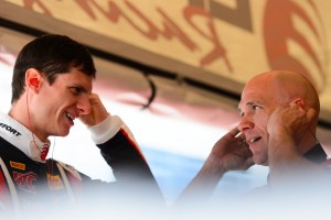 Michael Lewis and EFFORT Racing have joined forces again in 2016. Michael is seen here with Paul Ashworth, car chief for the No. 41 EFFORT Racing/Curb-Agajanian Porsche 911 GT3 R.