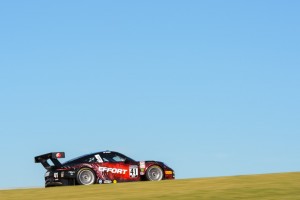 EFFORT Racing debuted the new No. 41 EFFORT Racing/Curb-Agajanian Porsche 911 GT3 R for Michael Lewis at the PWC season opener. Photo: Camden Thrasher 2016.