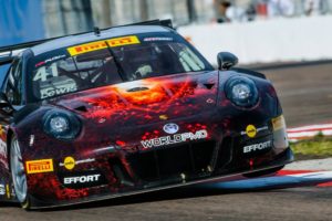 Michael drove the No. 41 EFFORT Racing Porsche 911 GT3 R to two victories in the 2016 Pirelli World Challenge.