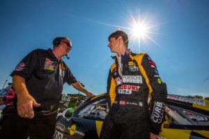 Michael Lewis will continue to campaign the No. 98 Porsche 991 GT3-R for the remainder of the 2016 Pirelli World Challenge season.