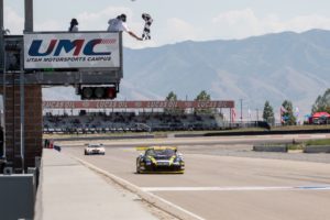 Michael Lewis crossed the finish line first on Saturday, August 13, 2016, as he and team owner and co-driver Preston Calvert shared driving duties in Rounds 3 and 4 of the SprintX class.