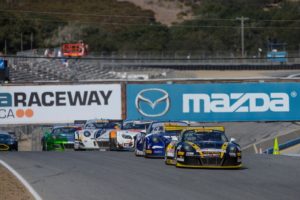 Starting Round 6 of the Pirelli World Challenge SprintX race from the pole on Sunday, October 9, Michael Lewis set the fastest lap of the race before retiring due to a mechanical issue.
