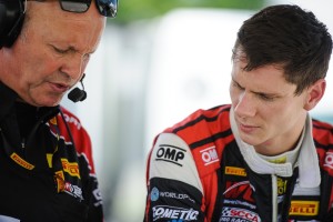 Michael Lewis will rely on the experience of EFFORT Racing Technical Director Stefan Pfeiffer (above left) during Michael's first time competing at Mid-Ohio Sports Car Course.