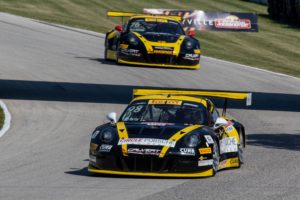 Michael Lewis leads his Calvert Dynamics teammate Andrew Davis during PWC practice on Friday, June 24, 2016.